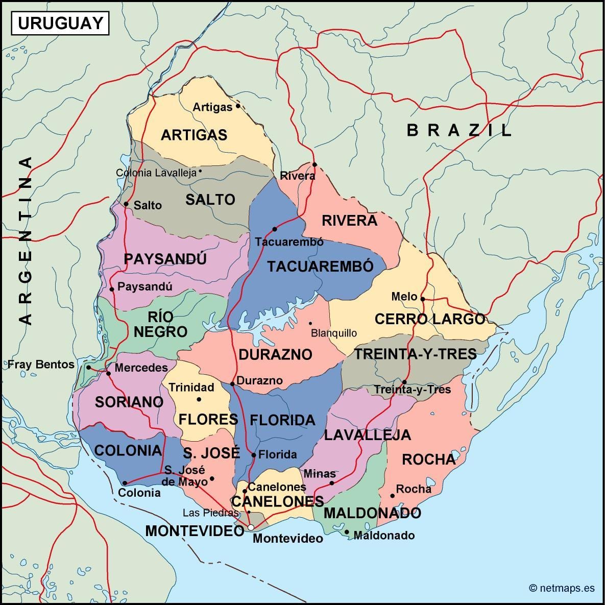 Carte de maldonado, Uruguay